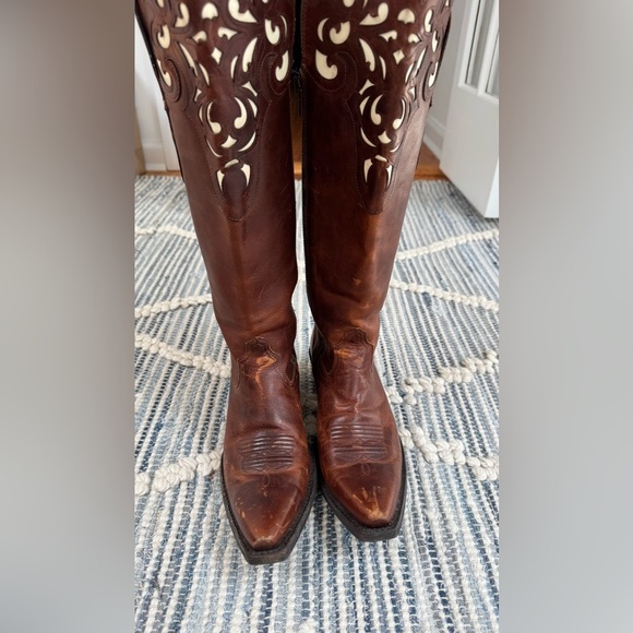 Ariat Hacienda Leather Boots - Picture 5 of 16